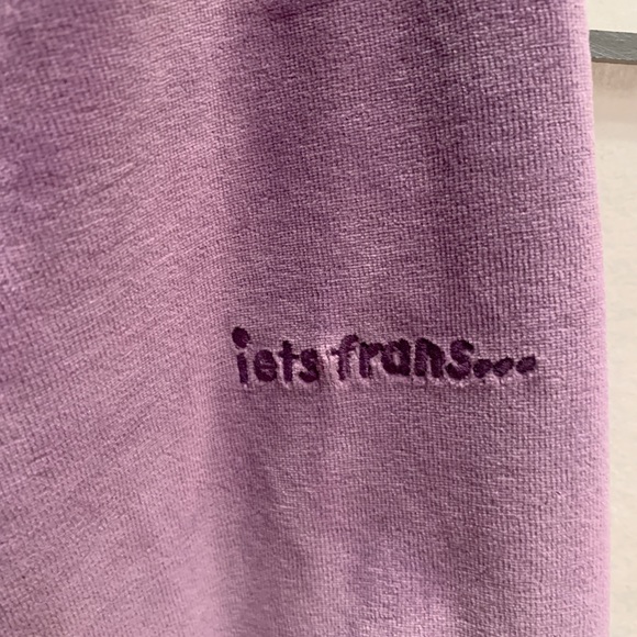 iets frans… Lilac sweat pants joggers Female Large NEW with tags - Picture 2 of 6